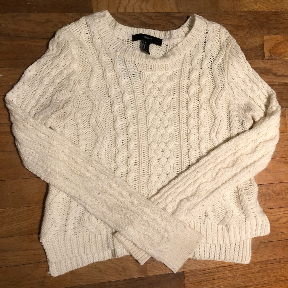 White Knit Sweater